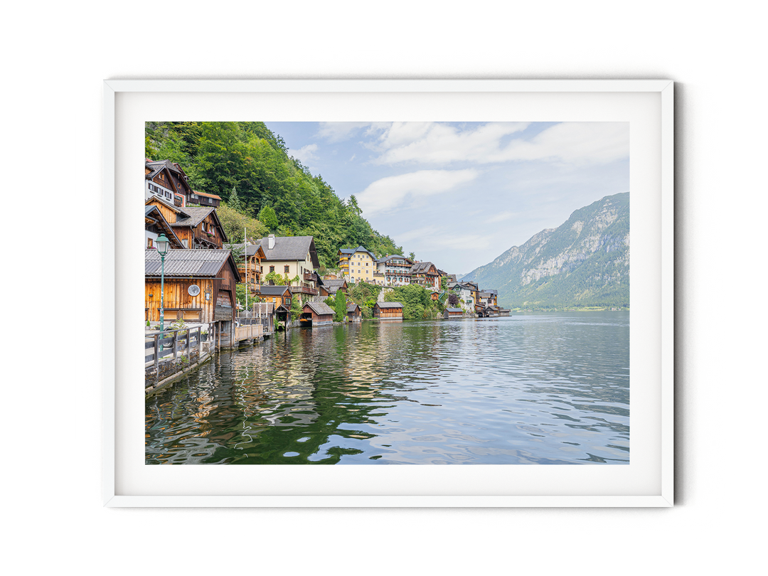Lakeside Houses of Hallstatt | Fine Art Photography Print