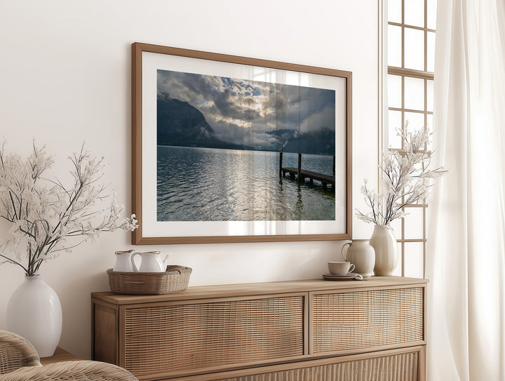 Wooden Pier at Lake Hallstatt | Fine Art Photography Print