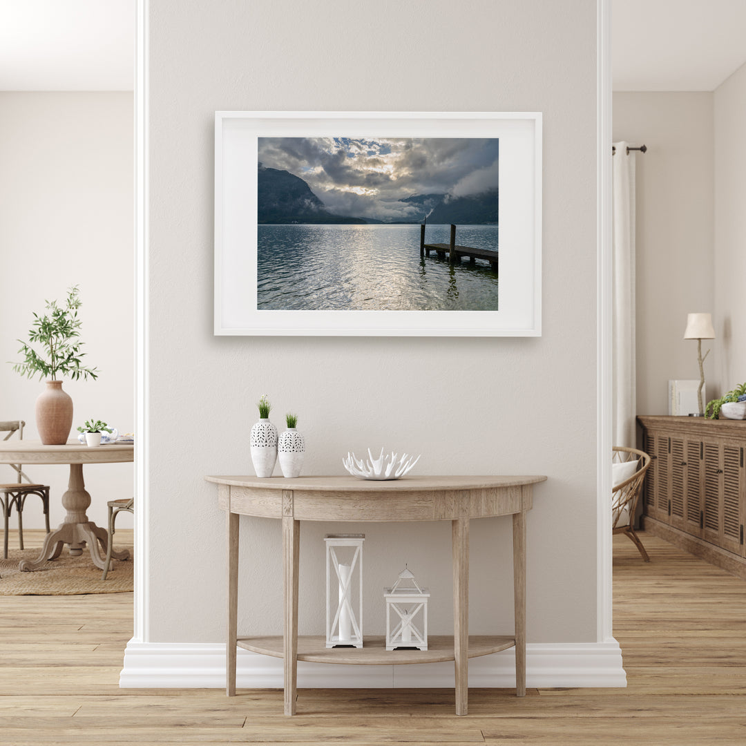Wooden Pier at Lake Hallstatt | Fine Art Photography Print