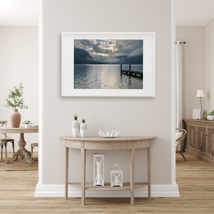 Wooden Pier at Lake Hallstatt | Fine Art Photography Print