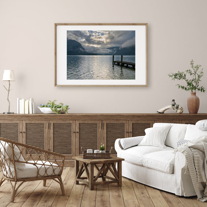 Wooden Pier at Lake Hallstatt | Fine Art Photography Print