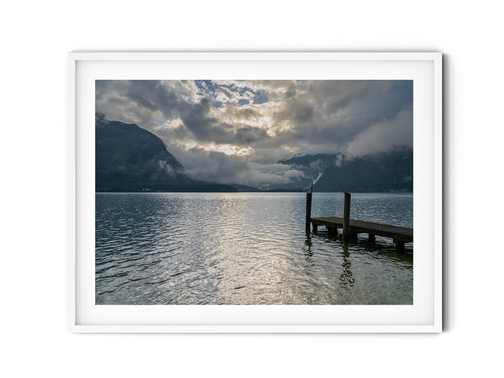 Wooden Pier at Lake Hallstatt | Fine Art Photography Print