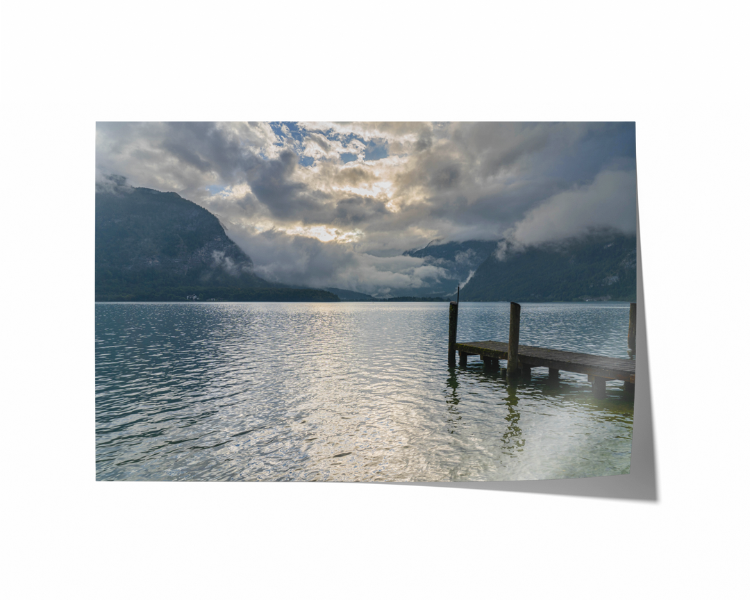 Wooden Pier at Lake Hallstatt | Fine Art Photography Print