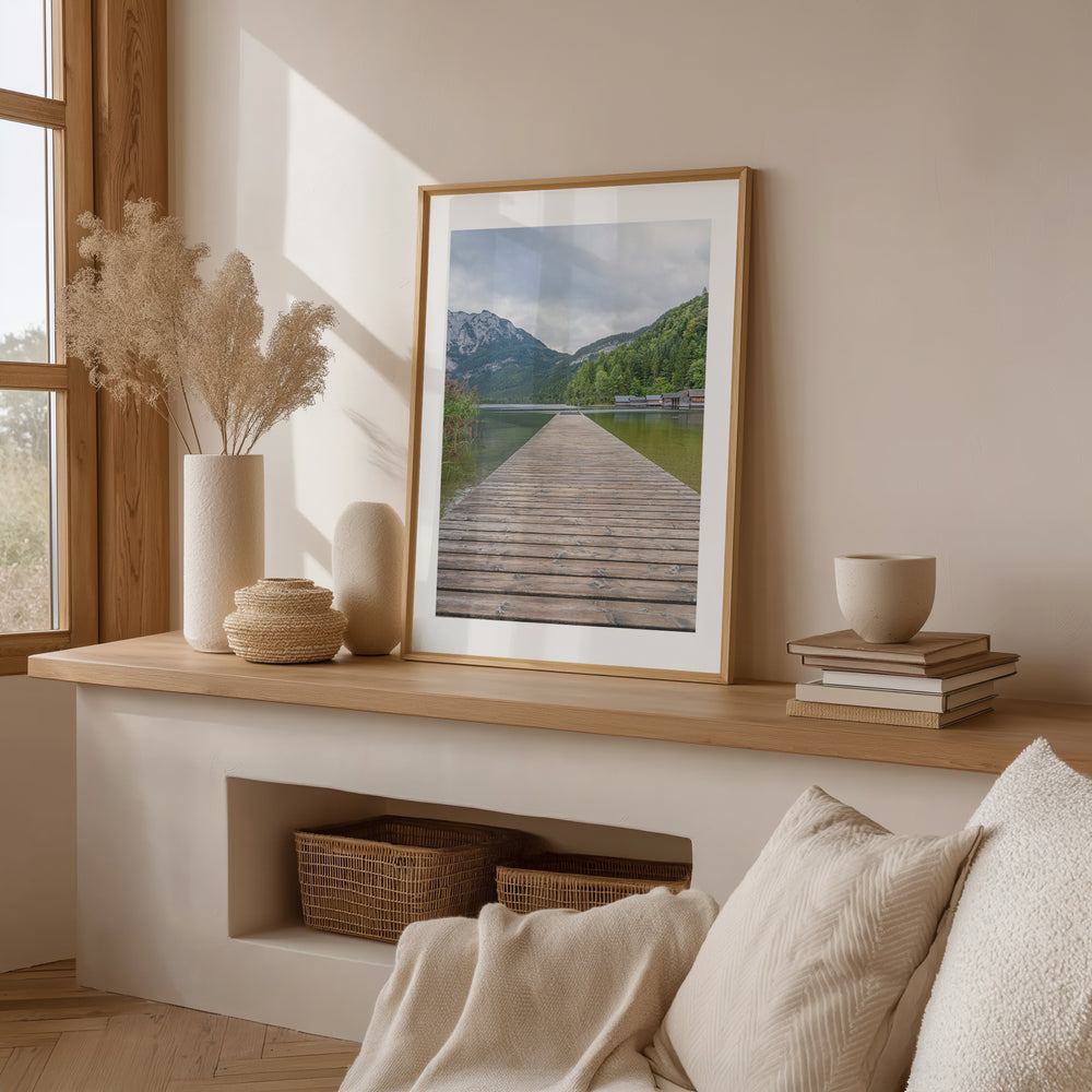Wooden Pier at Lake Altaussee | Fine Art Photography Print