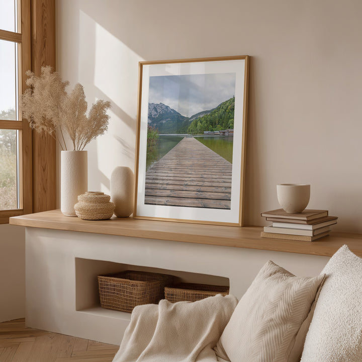Wooden Pier at Lake Altaussee | Fine Art Photography Print