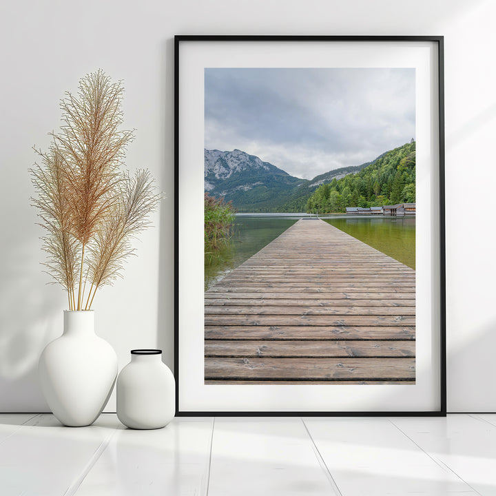 Wooden Pier at Lake Altaussee | Fine Art Photography Print