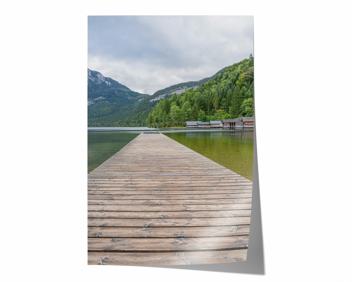 Wooden Pier at Lake Altaussee | Fine Art Photography Print