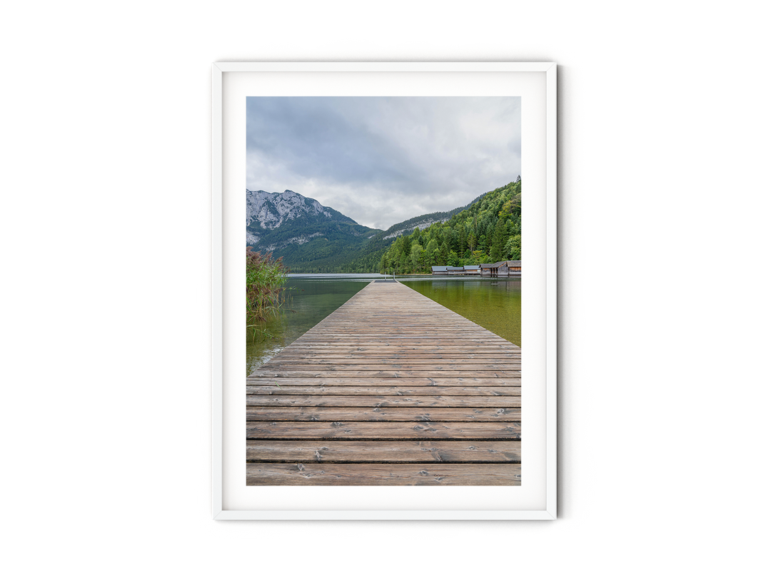 Wooden Pier at Lake Altaussee | Fine Art Photography Print