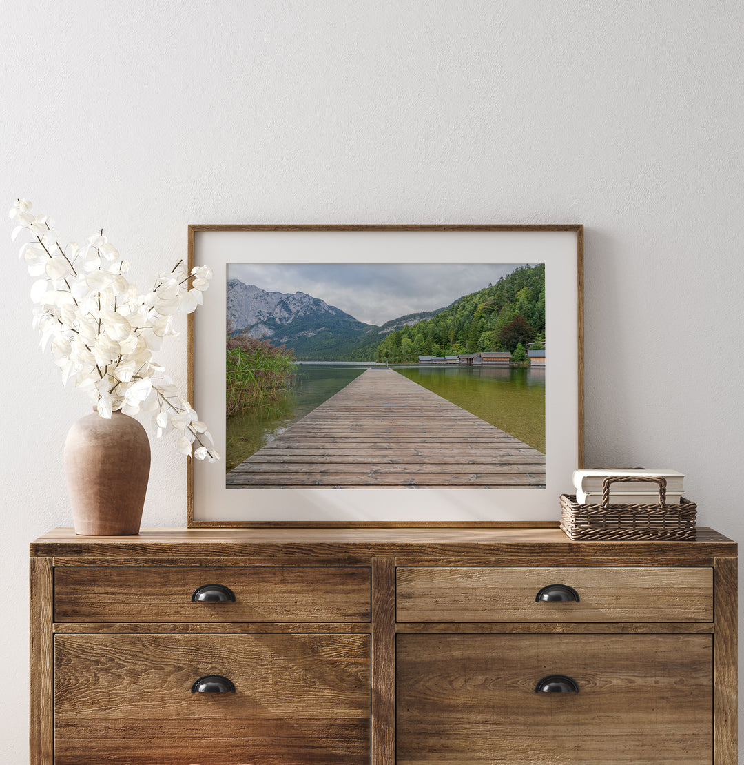 Pier at Lake Altaussee | Fine Art Photography Print