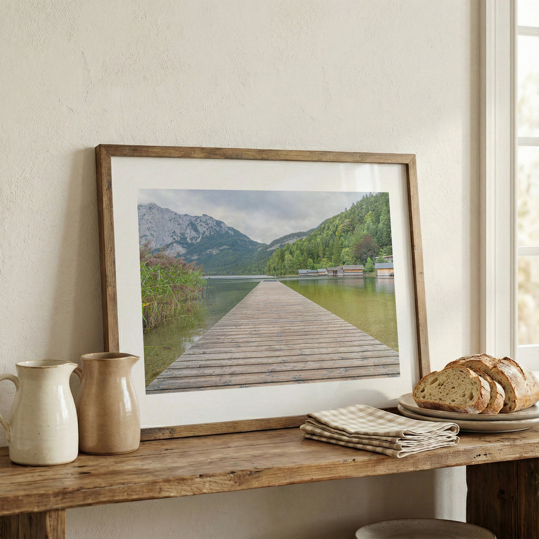 Pier at Lake Altaussee | Fine Art Photography Print