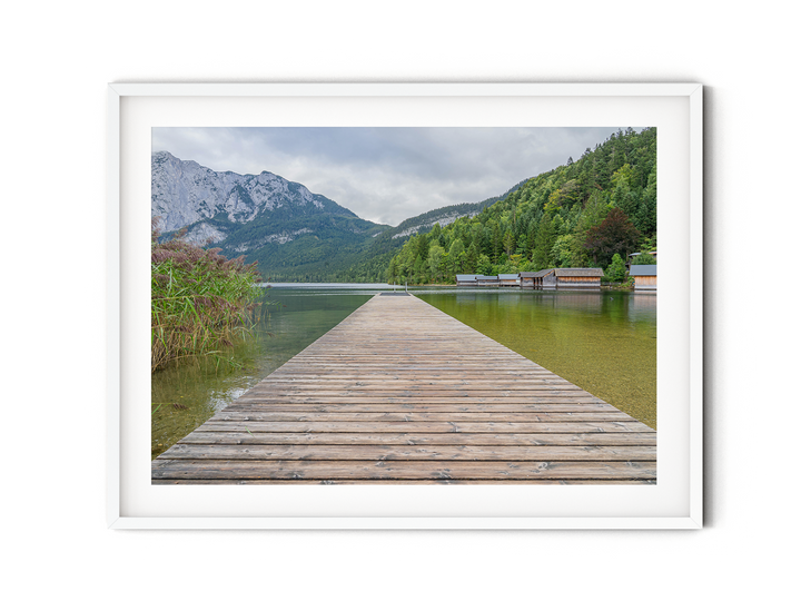 Pier at Lake Altaussee | Fine Art Photography Print