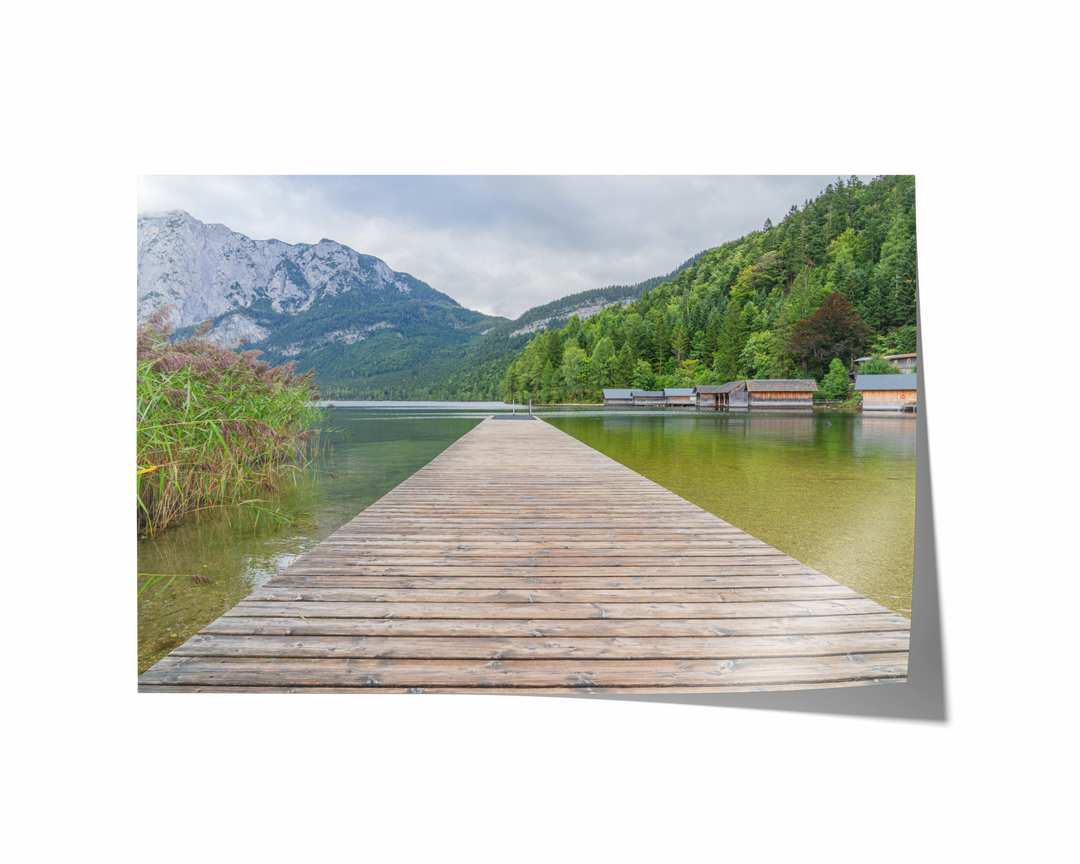 Pier at Lake Altaussee | Fine Art Photography Print