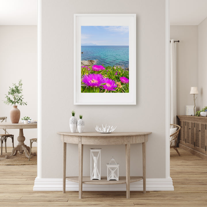 Coastal Blooms in Sarti Halkidiki | Fine Art Photography Print