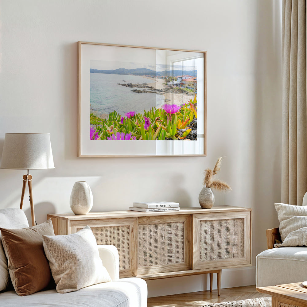 Flowers Above Sarti Halkidiki | Fine Art Photography Print