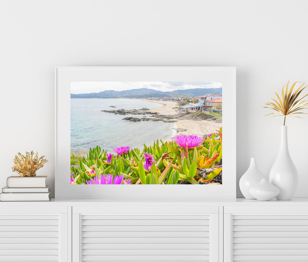 Flowers Above Sarti Halkidiki | Fine Art Photography Print