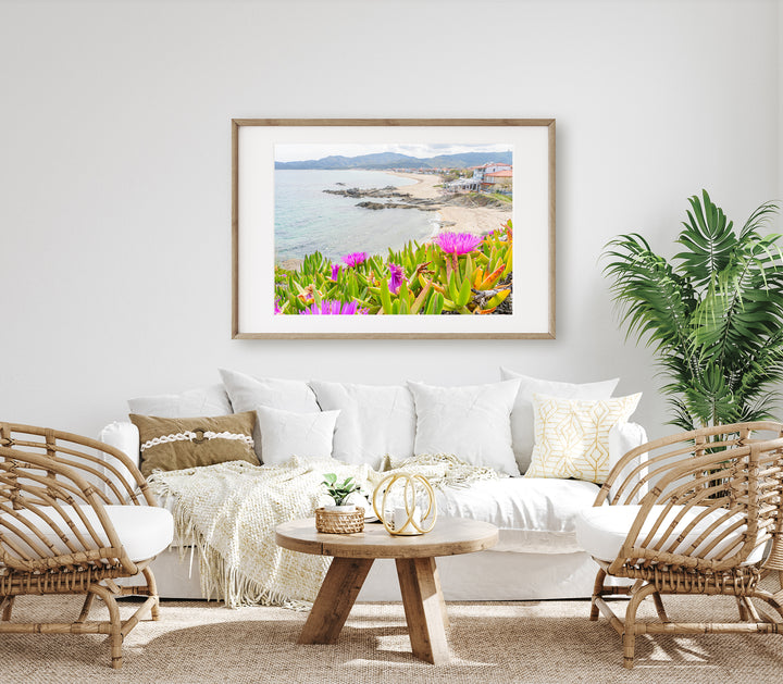 Flowers Above Sarti Halkidiki | Fine Art Photography Print