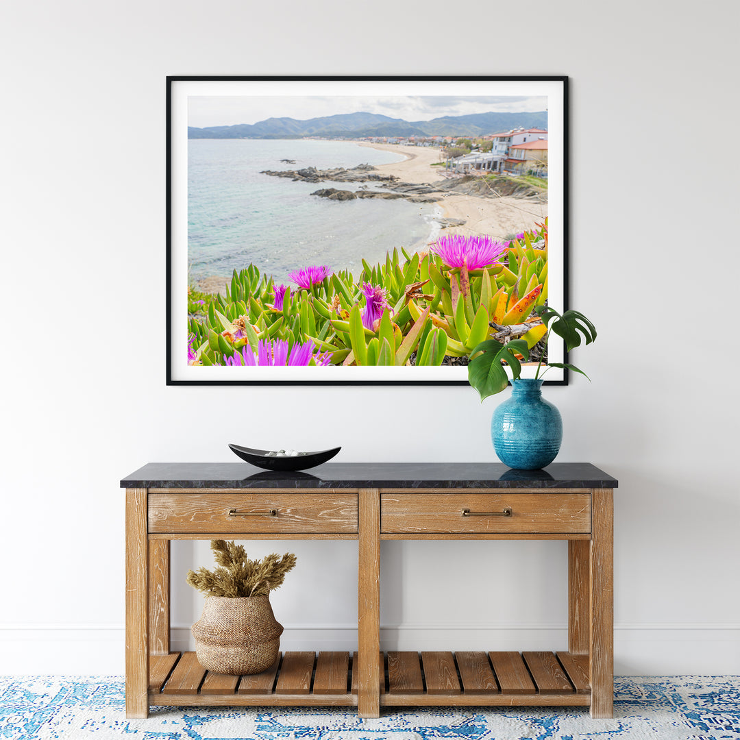 Flowers Above Sarti Halkidiki | Fine Art Photography Print