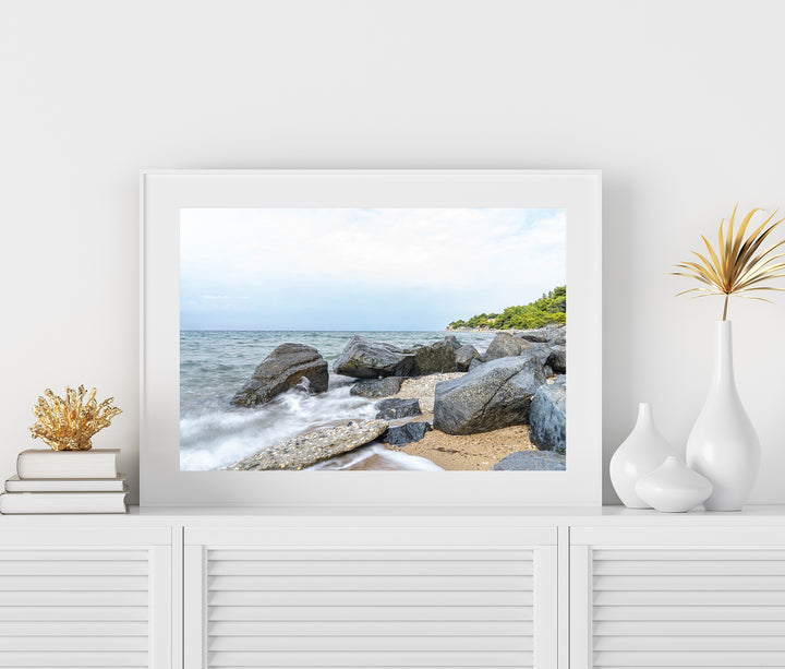 Between the Sea and Pines of Psakoudia Halkidiki | Fine Art Photography Print