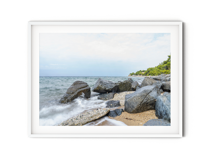Between the Sea and Pines of Psakoudia Halkidiki | Fine Art Photography Print