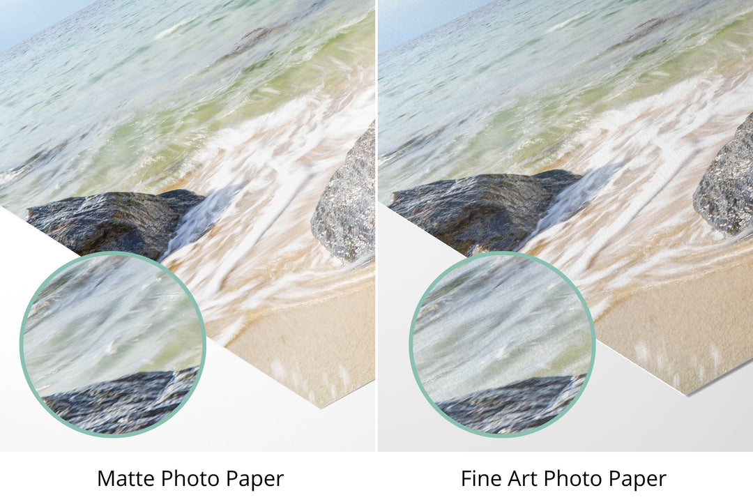 Photo paper types