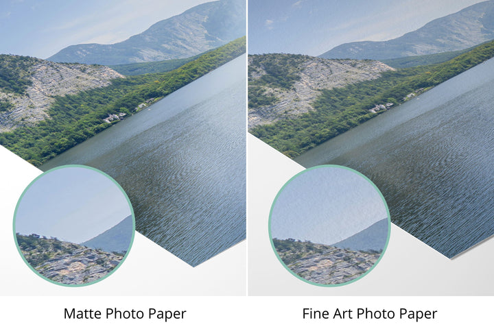 Photo paper types