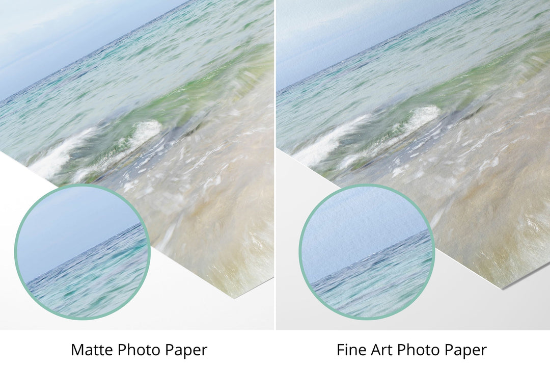 Photo paper types