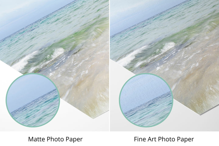 Photo paper types