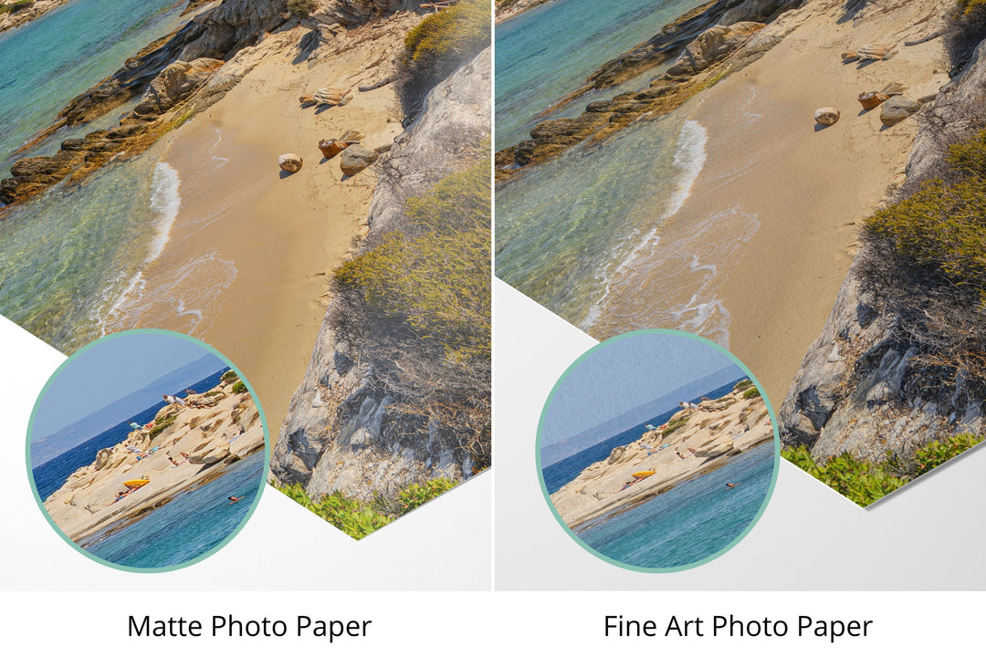 Photo paper types