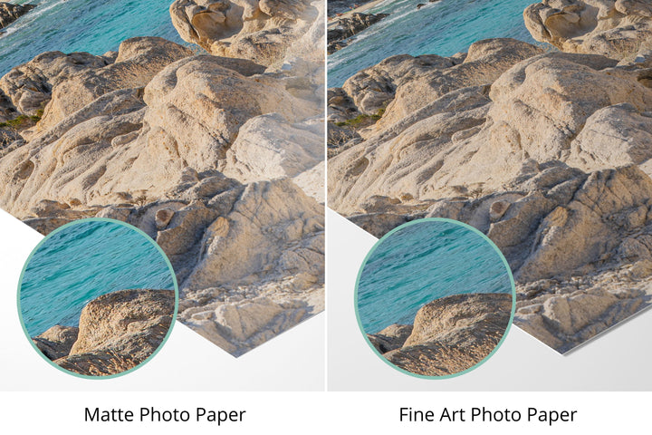 Photo paper types