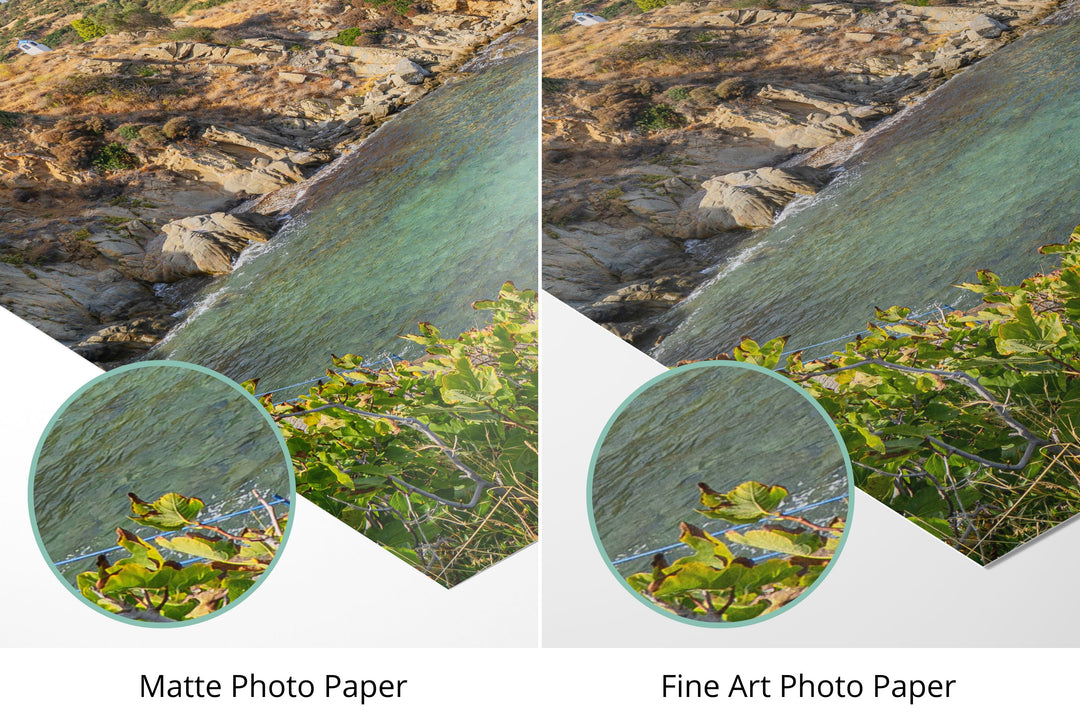 Photo paper types
