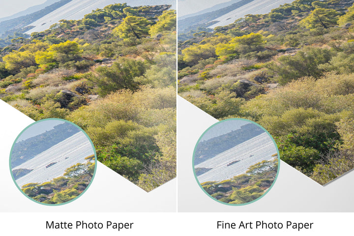 Photo paper types