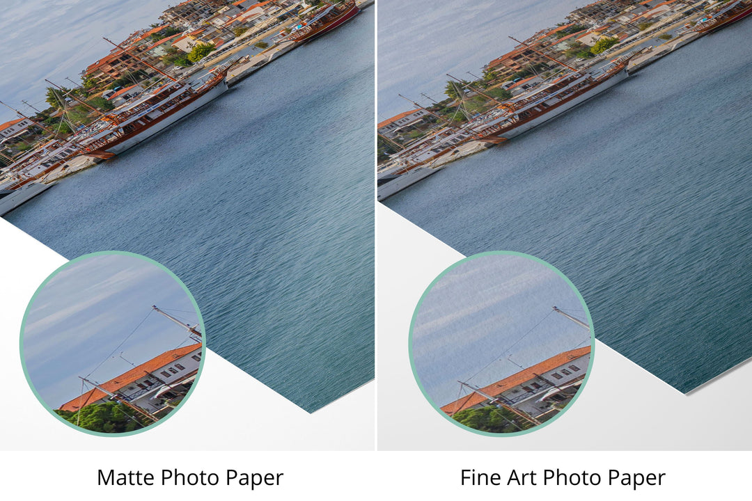 Photo paper types