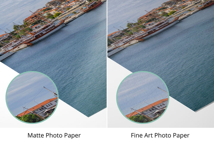 Photo paper types