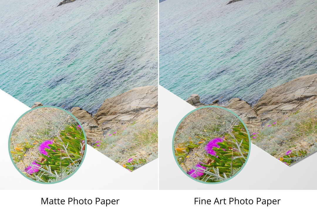 Photo paper types