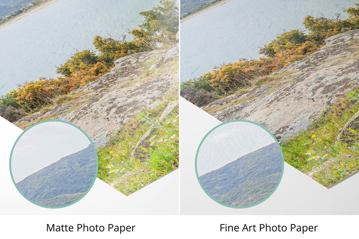 Photo paper types
