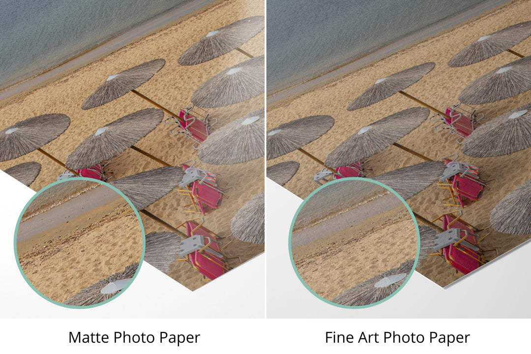 Photo paper types