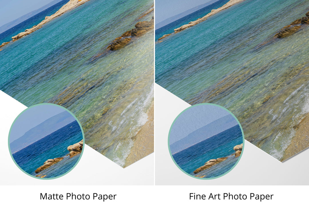 Photo paper types