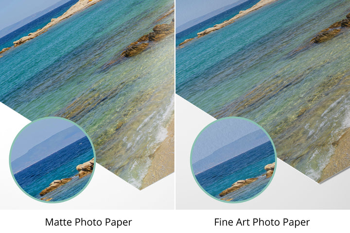 Photo paper types