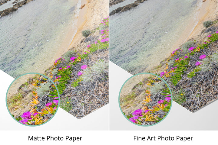 Photo paper types