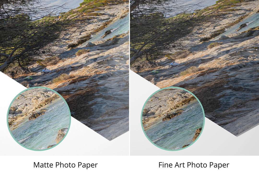 Photo paper types