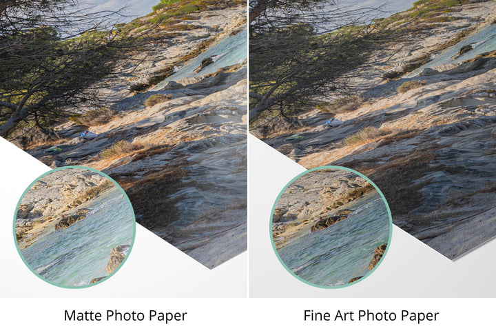 Photo paper types