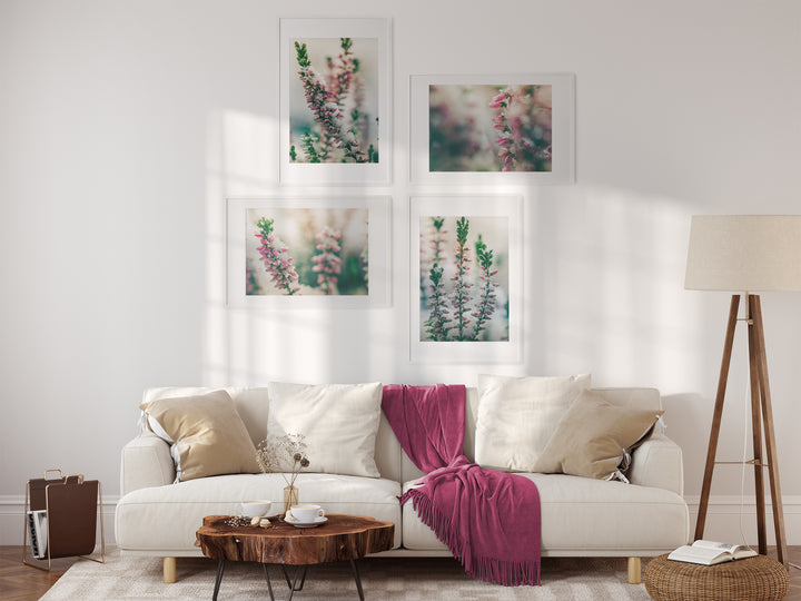 Frosted Flowers Gallery Wall | Fine Art Photography Print Set