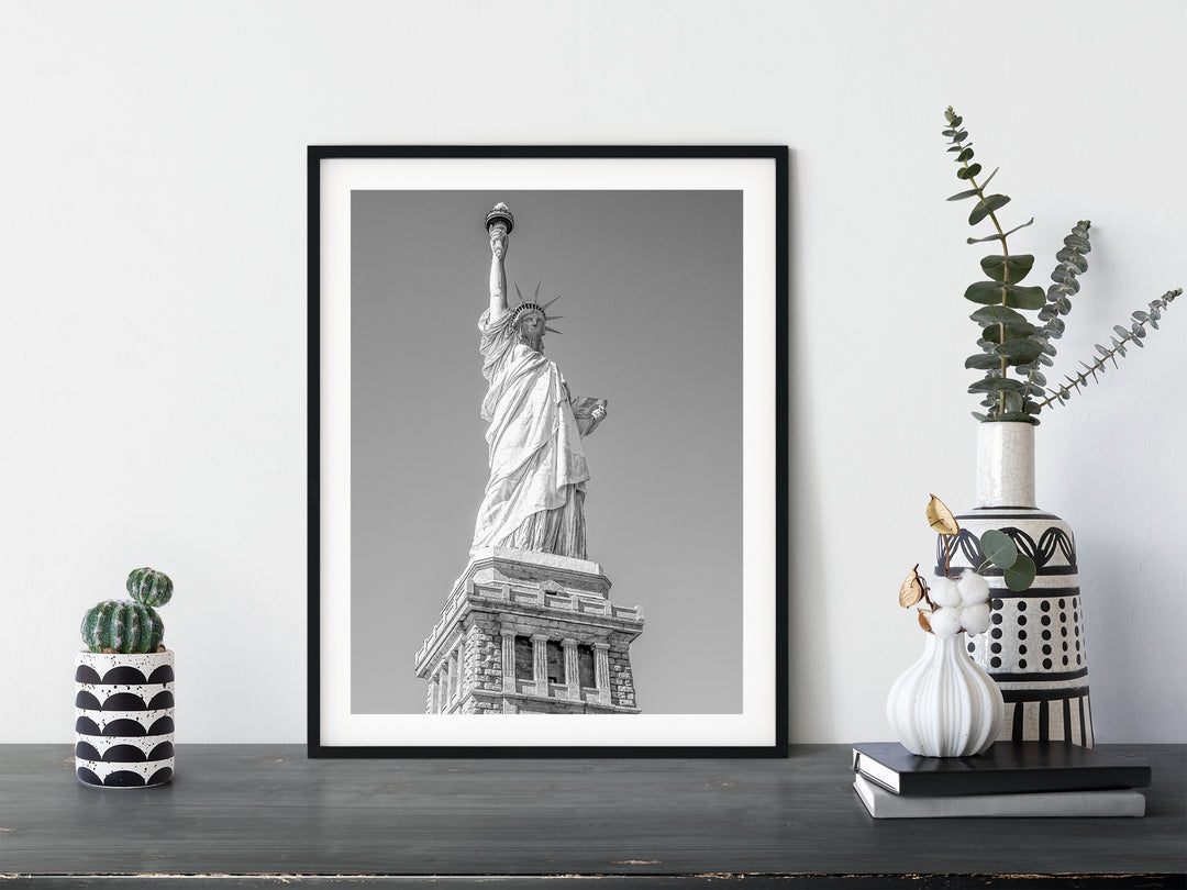 Black & White Statue of Liberty | Fine Art Photography Print