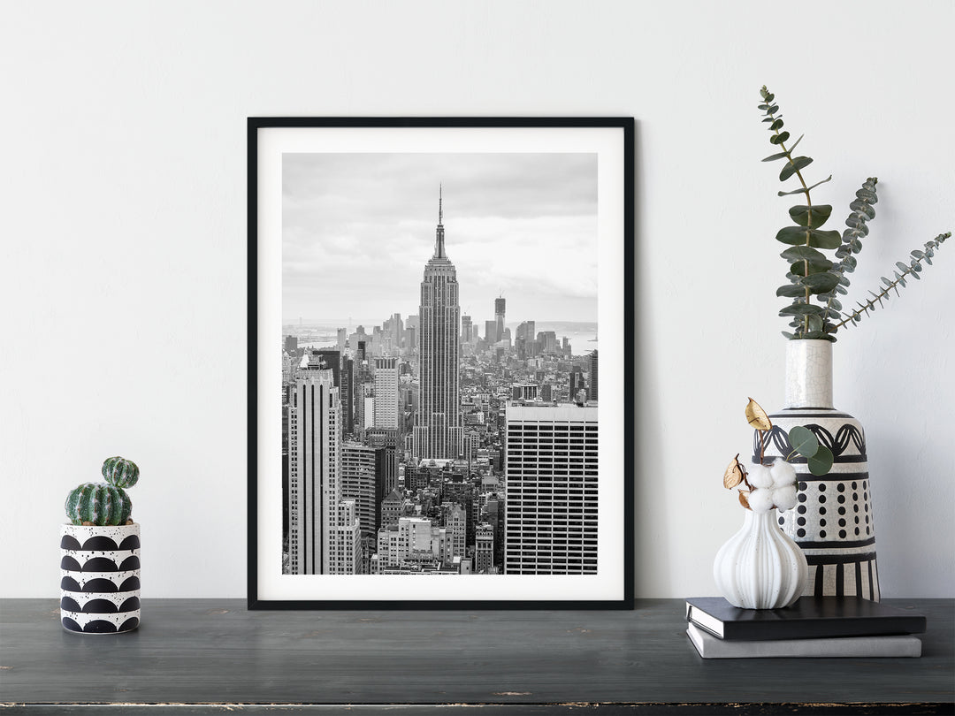 Schwarzweiße New York Skyline II | Fine Art Print