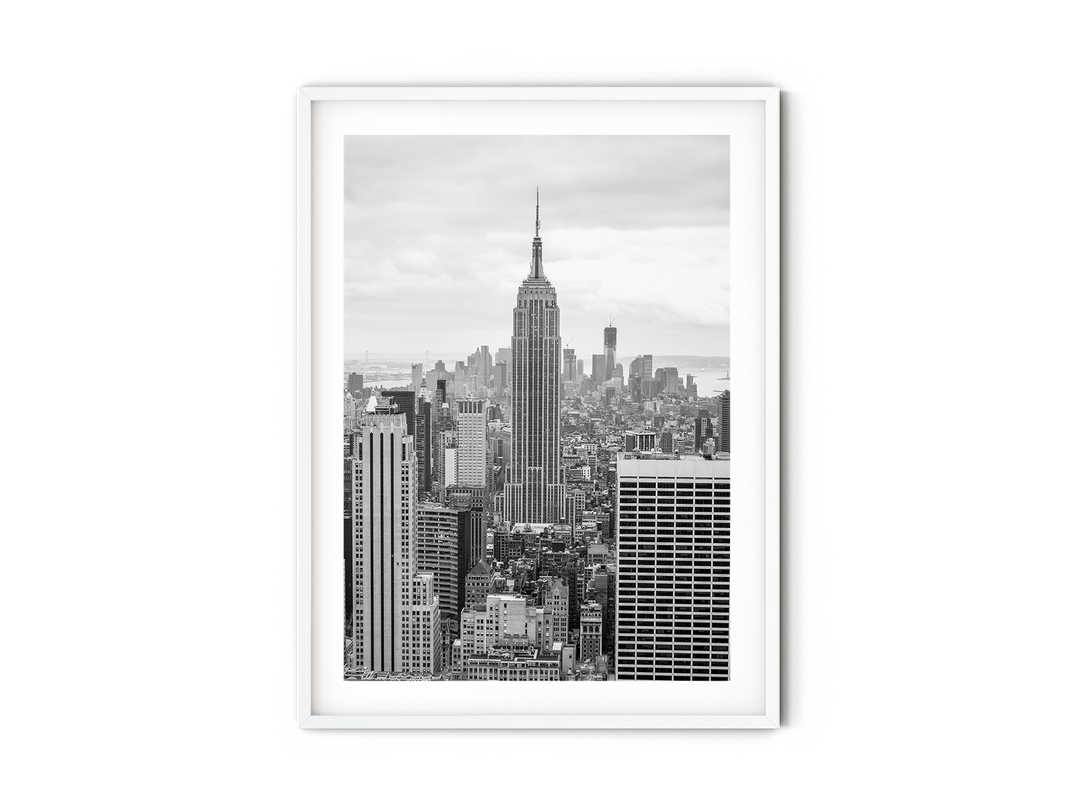 New York Skyline II | Black & White Fine Art Photography Print