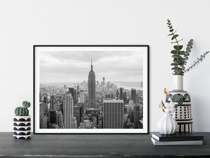 Schwarzweiße New York Skyline I | Fine Art Print