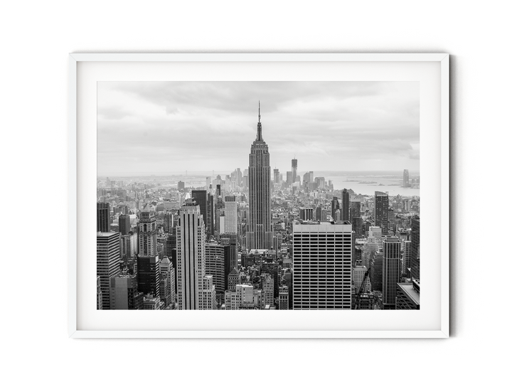 New York Skyline I | Black & White Fine Art Photography Print