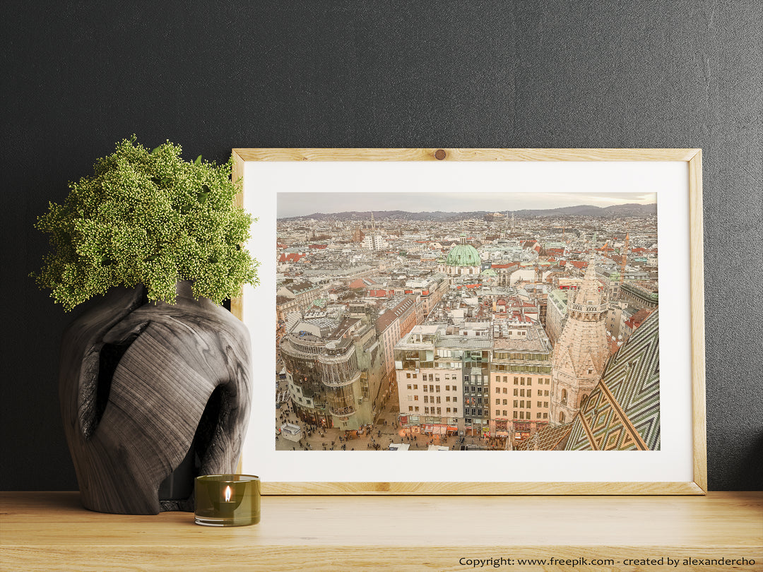 Skyline von Wien | Fine Art Poster Print