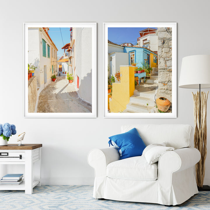 Samos Village Gallery Wall | Fine Art Photography Print Set