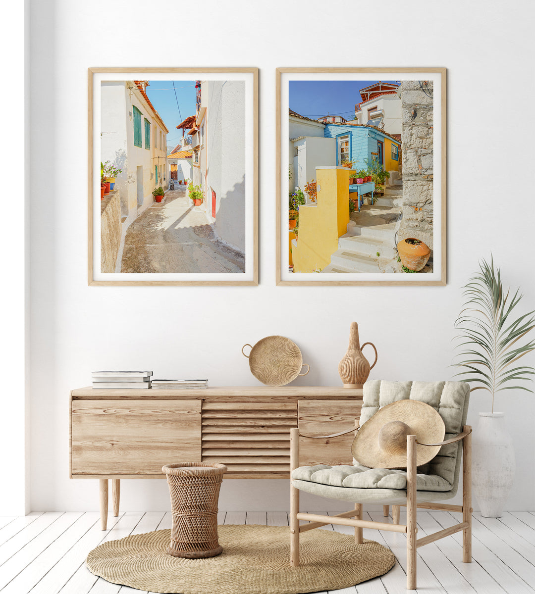 Samos Village Gallery Wall | Fine Art Photography Print Set